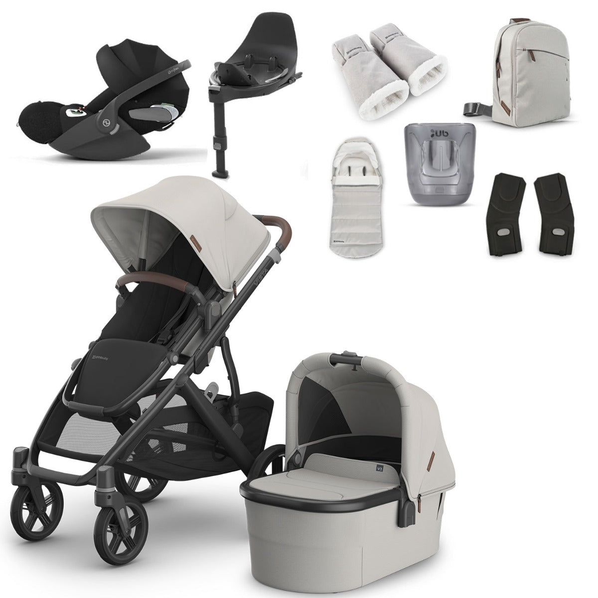 UPPAbaby VISTA V3 Luxury Travel System with Cybex Cloud T i-Size - Choose your Colour