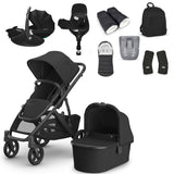 UPPAbaby VISTA V3 Luxury Maxi-Cosi Pebble 360 Pro2 i-Size Travel System Bundle - Jake