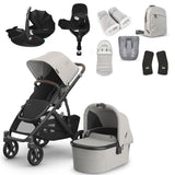 UPPAbaby VISTA V3 Luxury Maxi-Cosi Pebble 360 Pro2 i-Size Travel System Bundle - Savannah