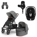 UPPAbaby VISTA V3 Luxury Maxi-Cosi Pebble 360 Pro2 i-Size Travel System Bundle - Greyson