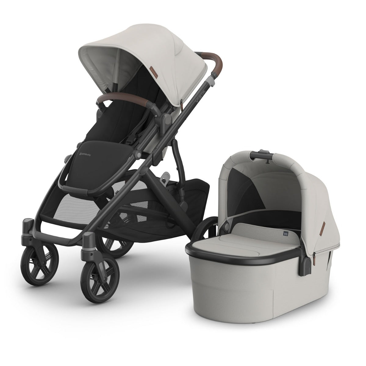 UPPAbaby VISTA V3 + Maxi-Cosi Pebble 360 Pro2 i-Size Travel System Bundle - Savannah