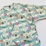 Long Sleeved Bib - Vegetable Garden