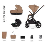 Venicci Claro 3-in-1 Travel System Bundle - Caramel