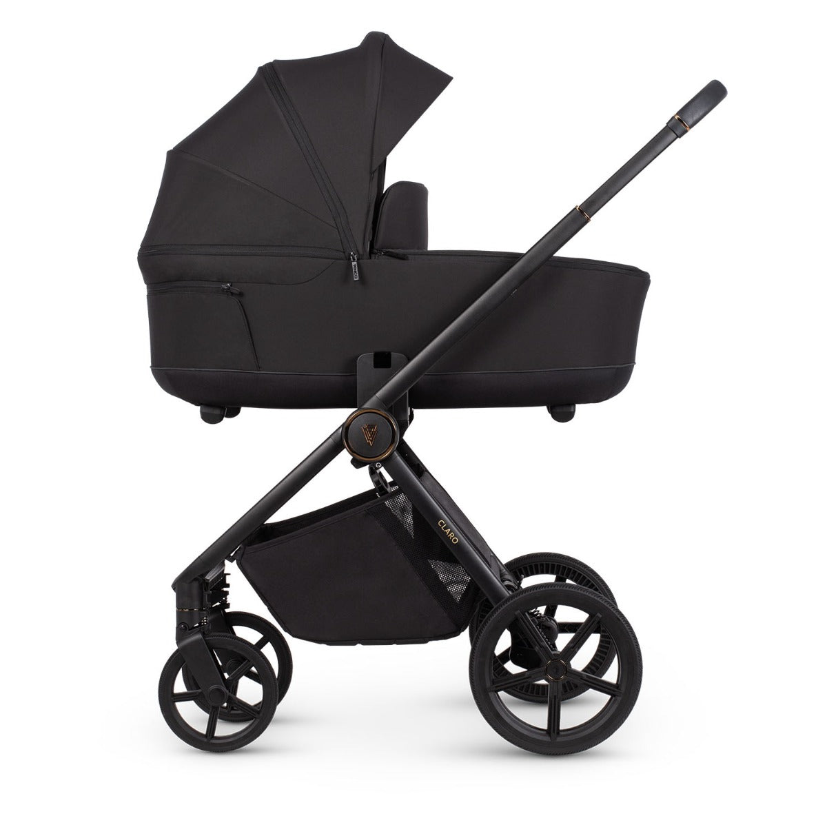 Venicci Claro Complete Travel System Bundle + 360 Isofix Base - Noir