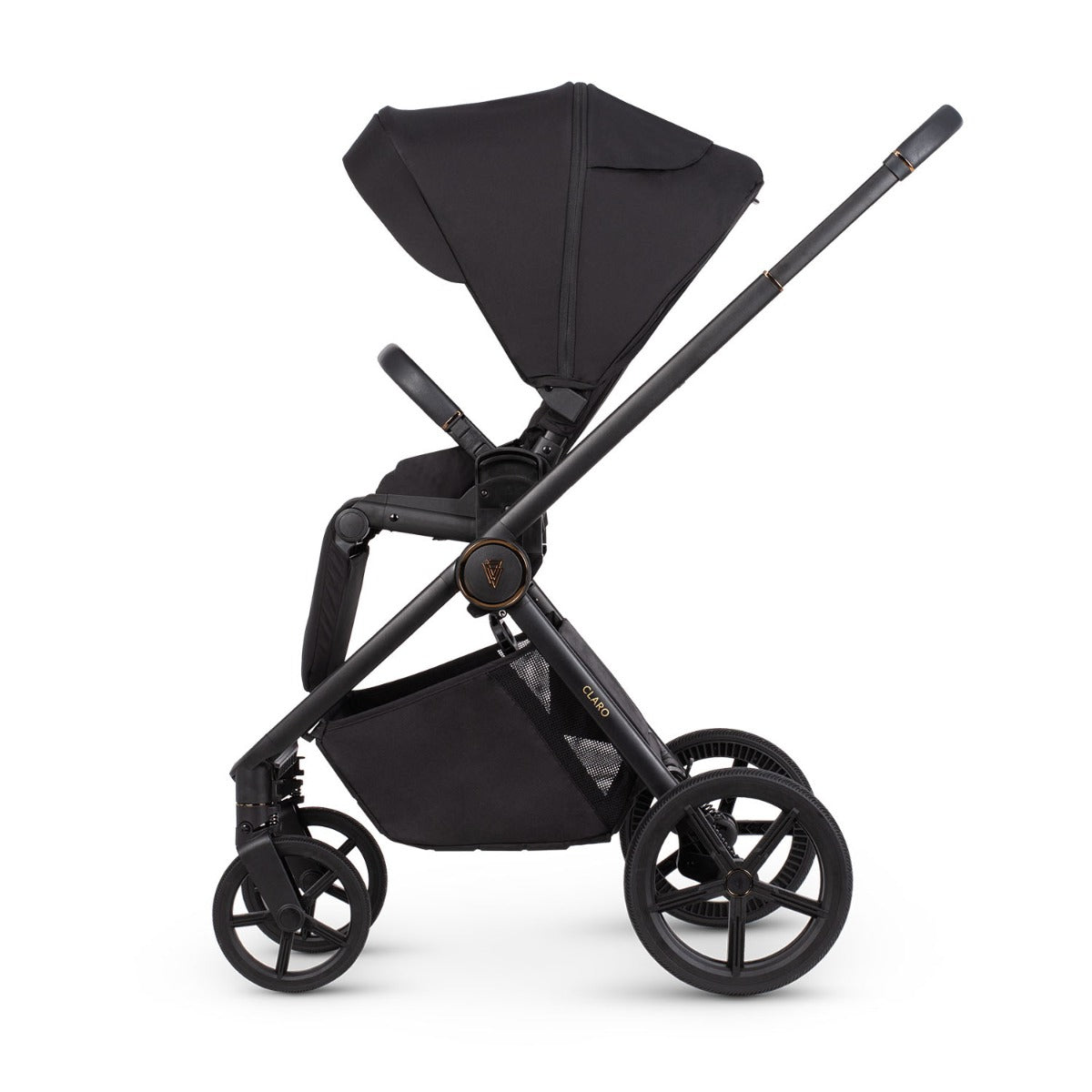 Venicci Claro Complete Travel System Bundle + 360 Isofix Base - Noir