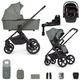 Venicci Upline 2 3-in-1 Tiago + 360 Base Travel System Bundle - Aloe