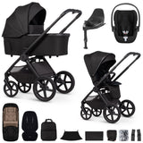 Venicci Upline 3 Luxury 4in1 Cybex Cloud T Car Seat & 360 Base Bundle - Onyx