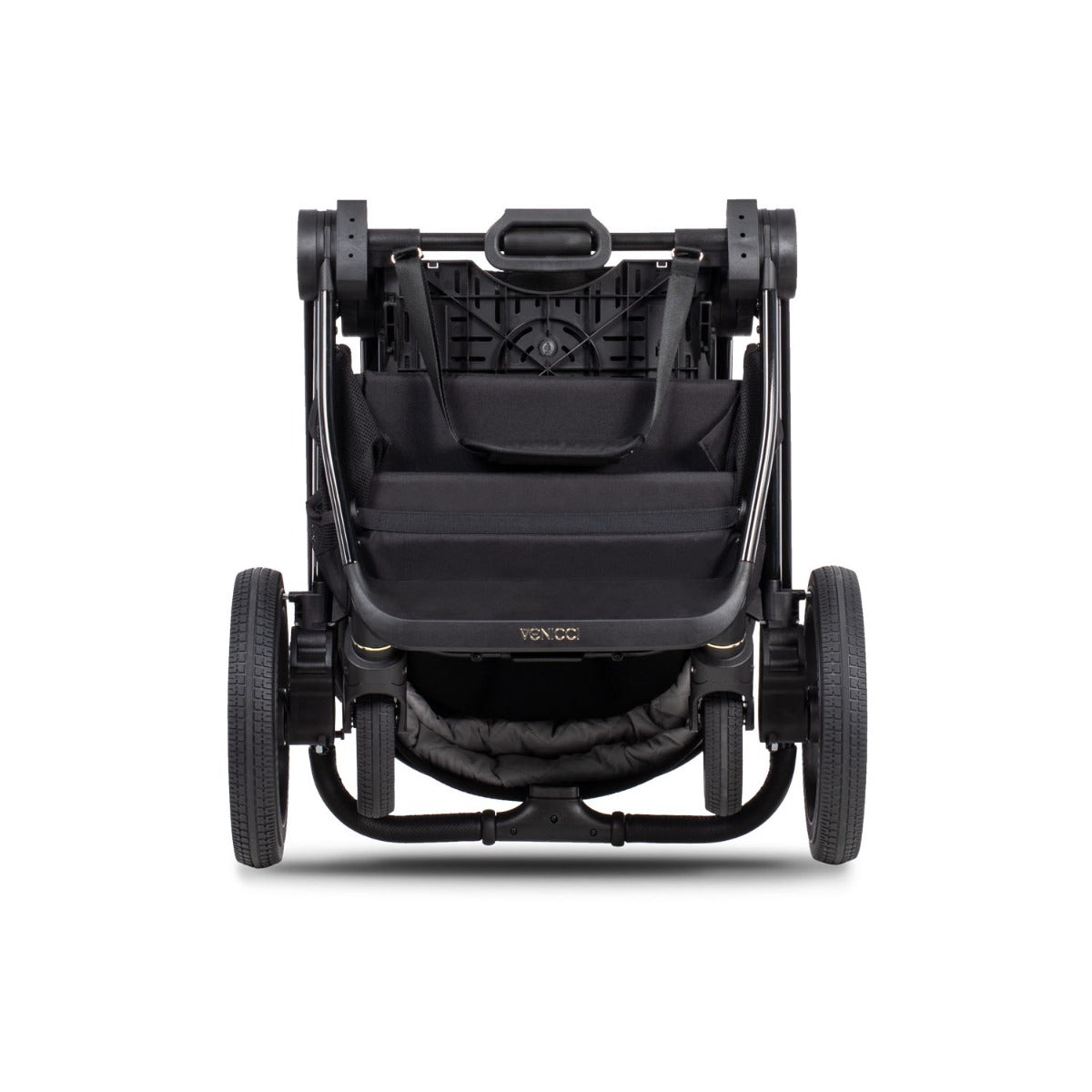 Venicci Upline 2 Pushchair & Carrycot 2-in-1 Bundle - All Black