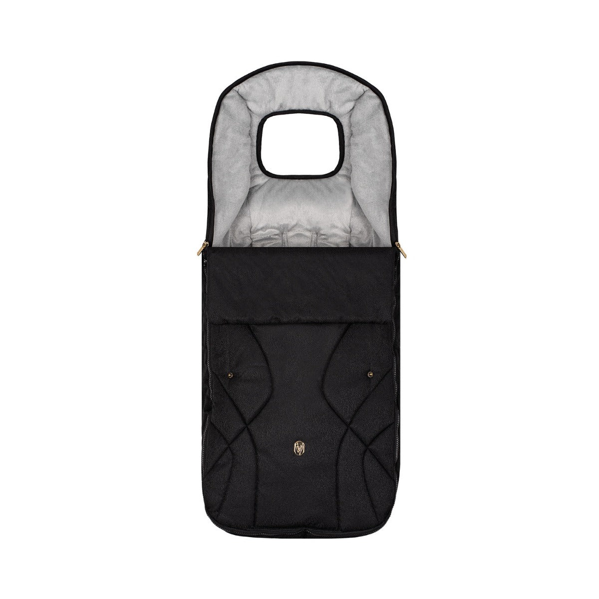 Venicci Upline 2 Pushchair & Carrycot 2-in-1 Bundle - All Black
