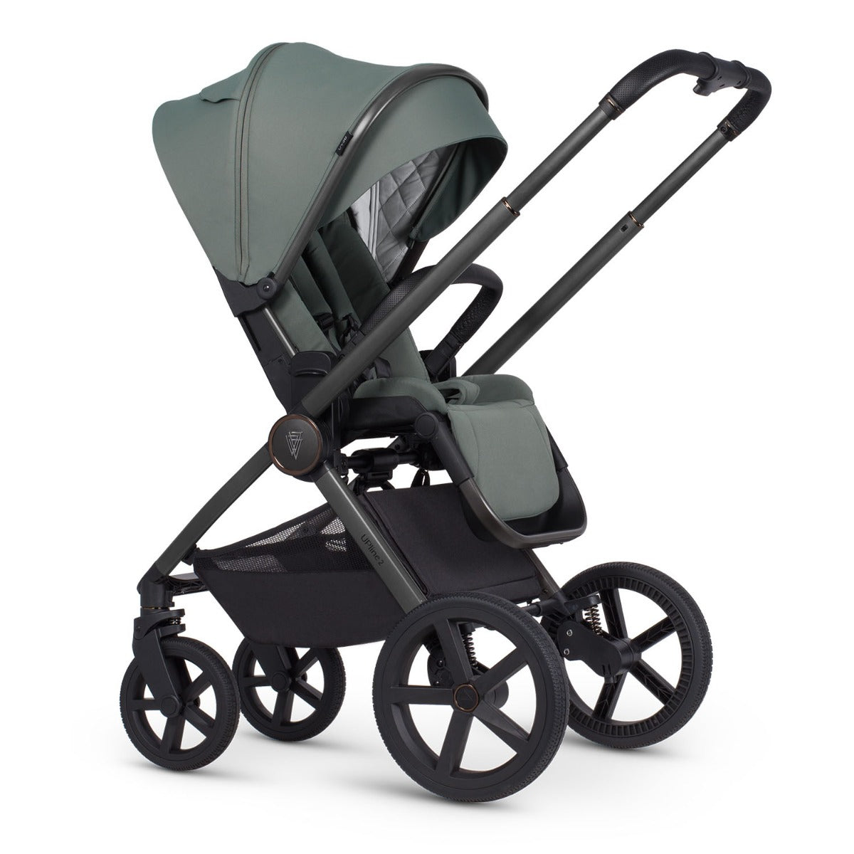 Venicci Upline 2 3-in-1 Tiago + 360 Base Travel System Bundle - Aloe
