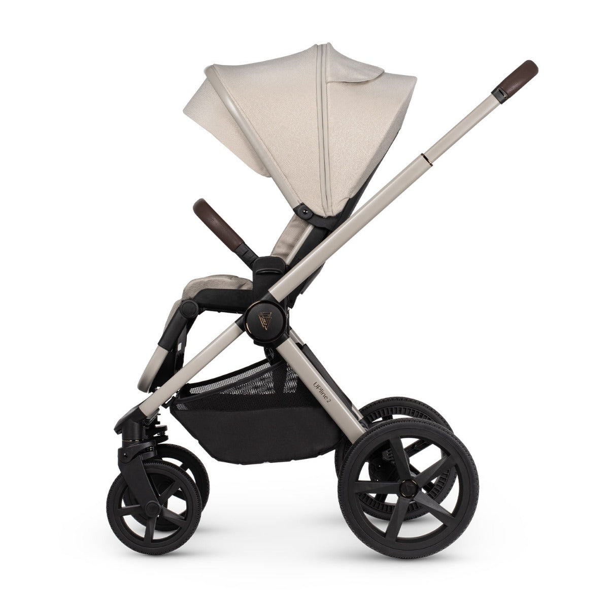 Venicci Upline 2 3-in-1 Tiago + 360 Base Travel System Bundle - Stone Beige