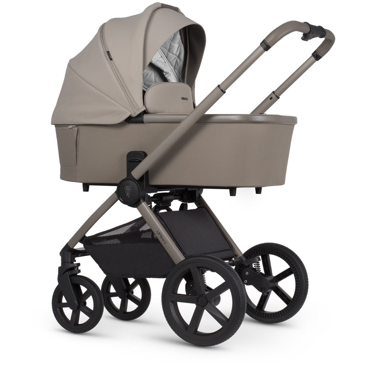 Venicci Upline 2 Pushchair & Carrycot 2-in-1 Bundle - Taupe