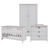 Tutti Bambini Verona 3 Piece Room Set - Oak & Dove Grey