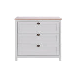Tutti Bambini Verona 3 Piece Room Set - Oak & Dove Grey