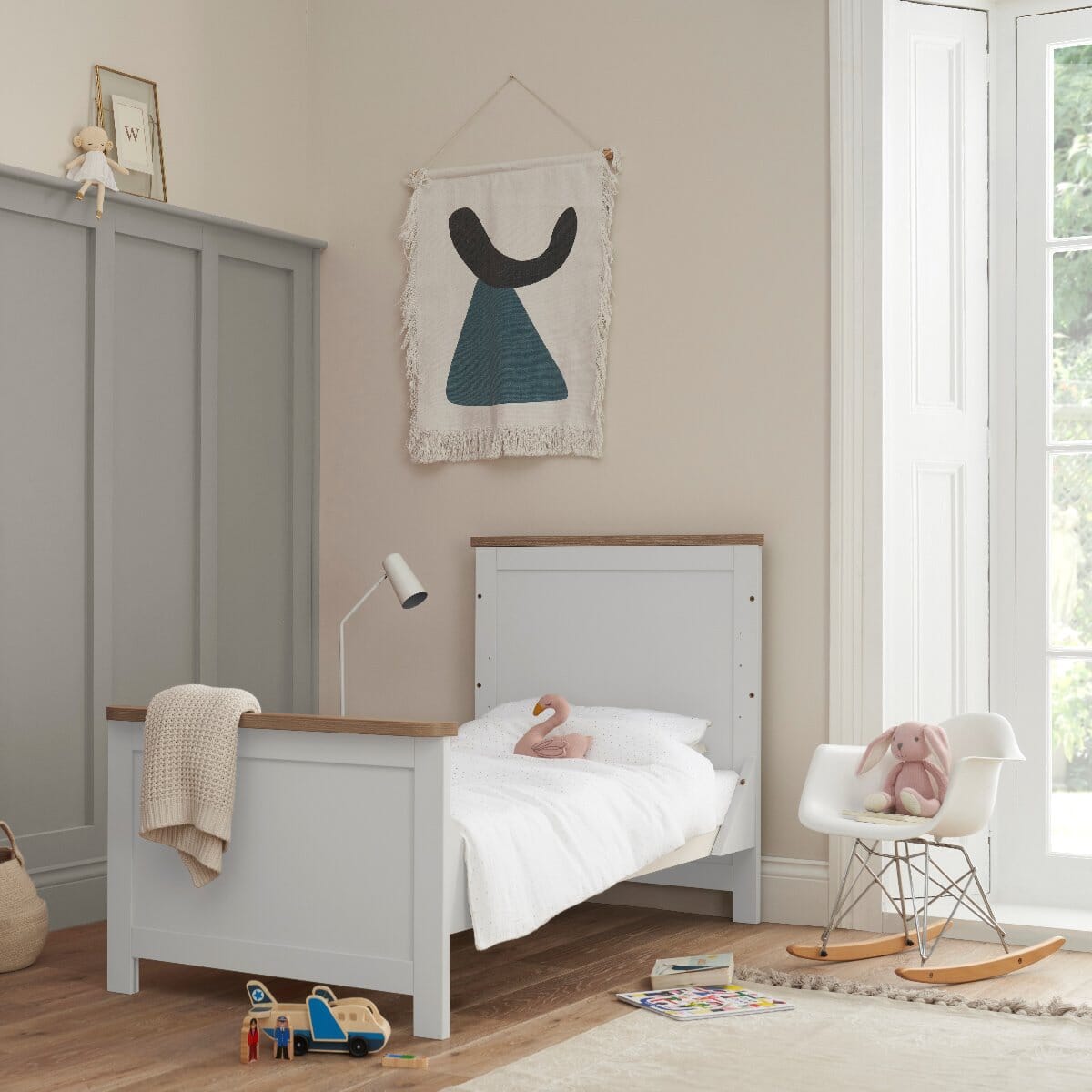 Tutti Bambini Verona 3 Piece Room Set - White & Oak