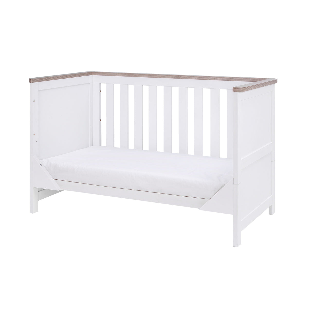 Tutti Bambini Verona Cot Bed - White & Oak