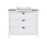 Tutti Bambini Verona 3 Piece Room Set - White & Oak