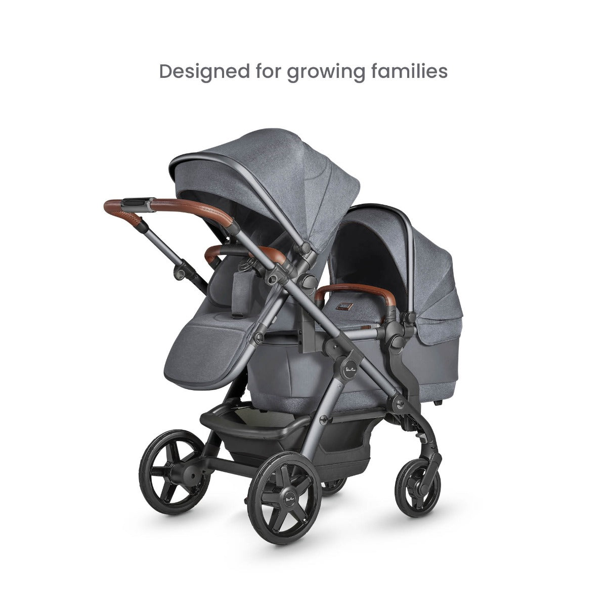 Silver Cross Wave 3 Pram & Pushchair + Motion All Size - Lunar