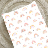 Anti-Roll Wedge Changing Mat - Rainbow Beau