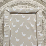 Standard Changing Mat - White Goose Unisex Print