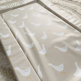 Standard Changing Mat - White Goose Unisex Print